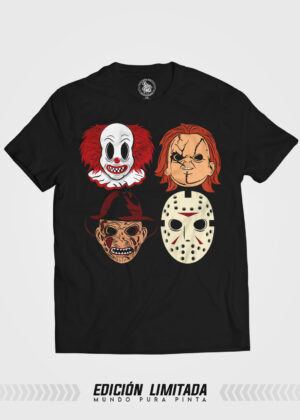 Camiseta hombre | Personajes de terror