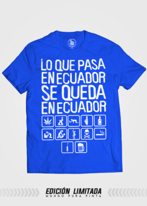 Camiseta hombre | Lo que pasa en Ecuador