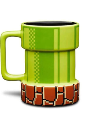 TAZA CERÁMICA TUBERÍA MARIO BROS