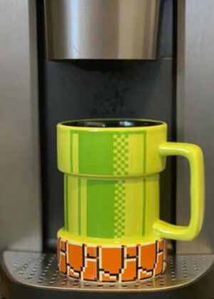 TAZA CERÁMICA TUBERÍA MARIO BROS
