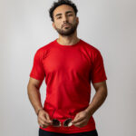 camiseta básica roja