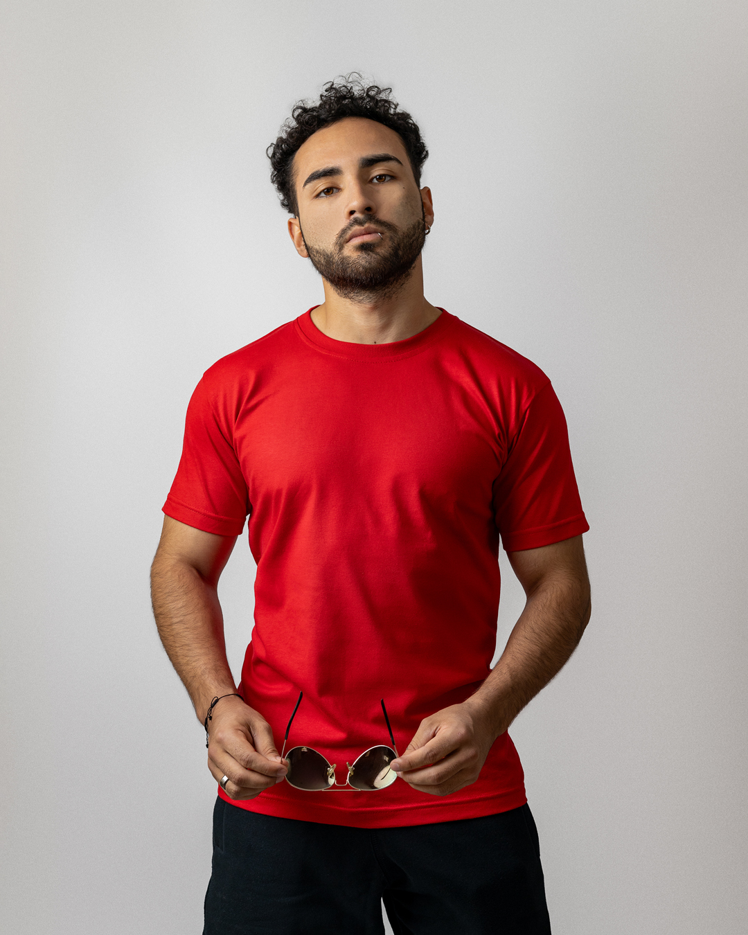 camiseta básica roja