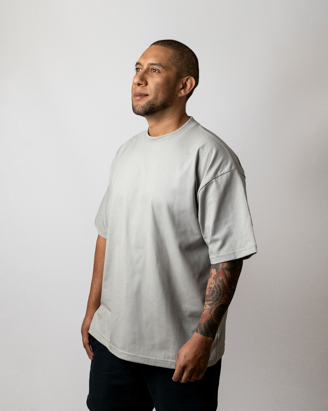 camiseta oversize gris camiseta oversize gris