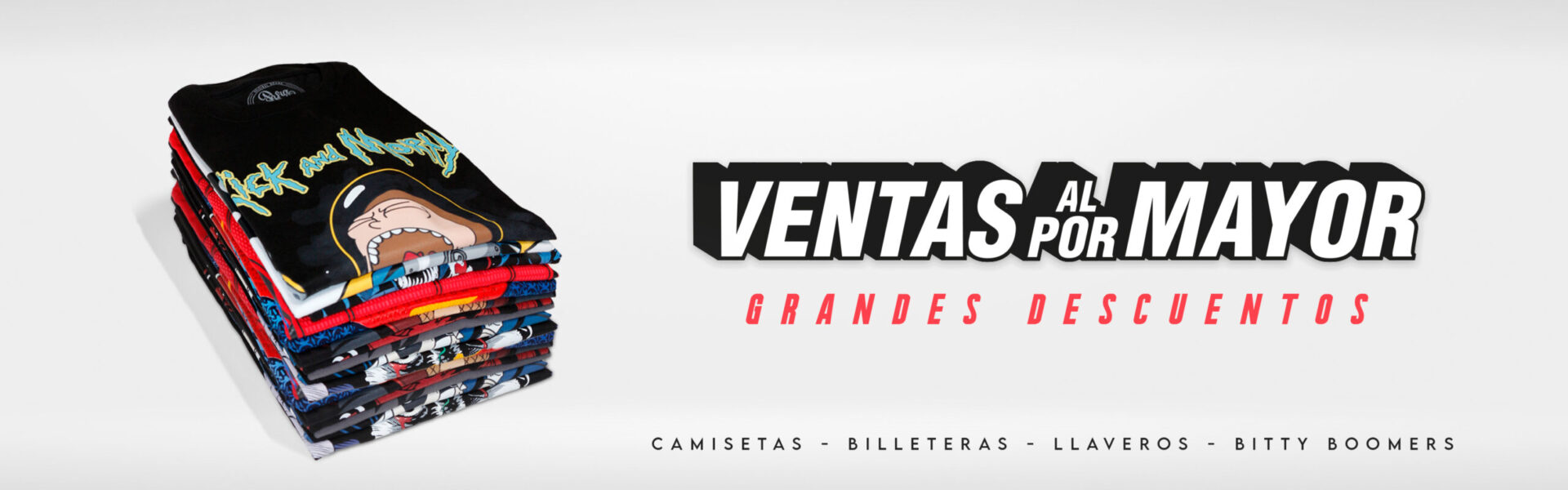 Camisetas ventas al por mayor