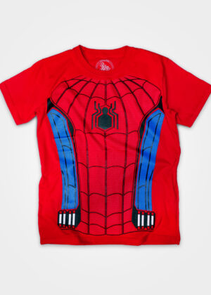 camiseta spiderman estampada