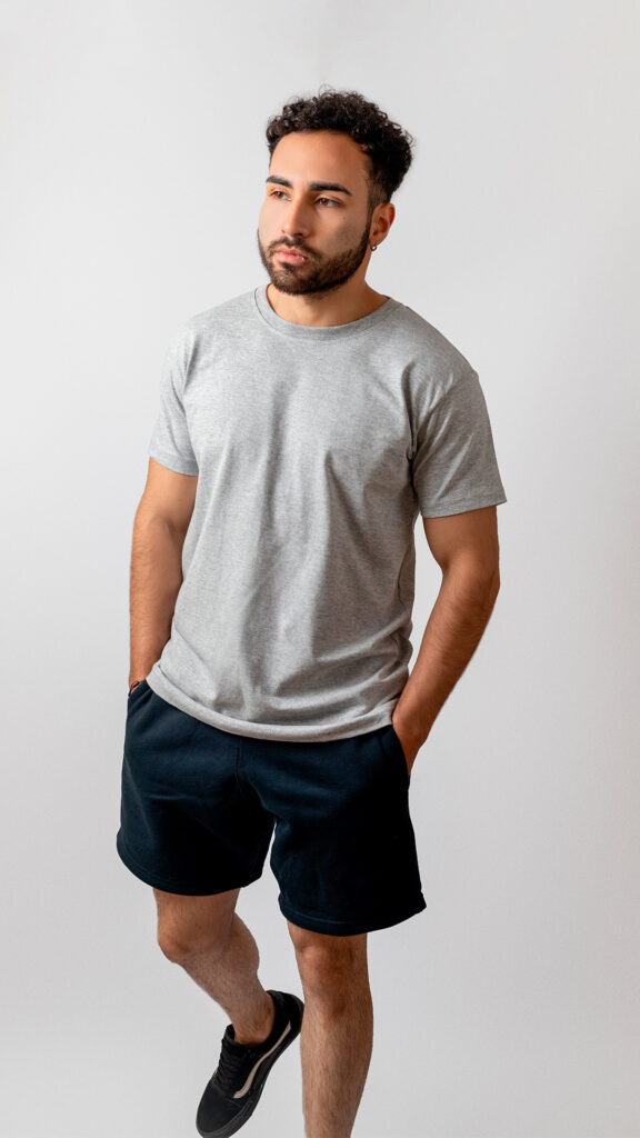 camisetas básicas para hombre