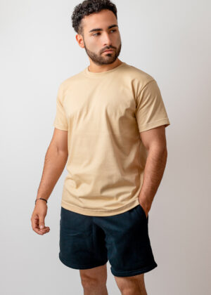 camisetas básicas beige