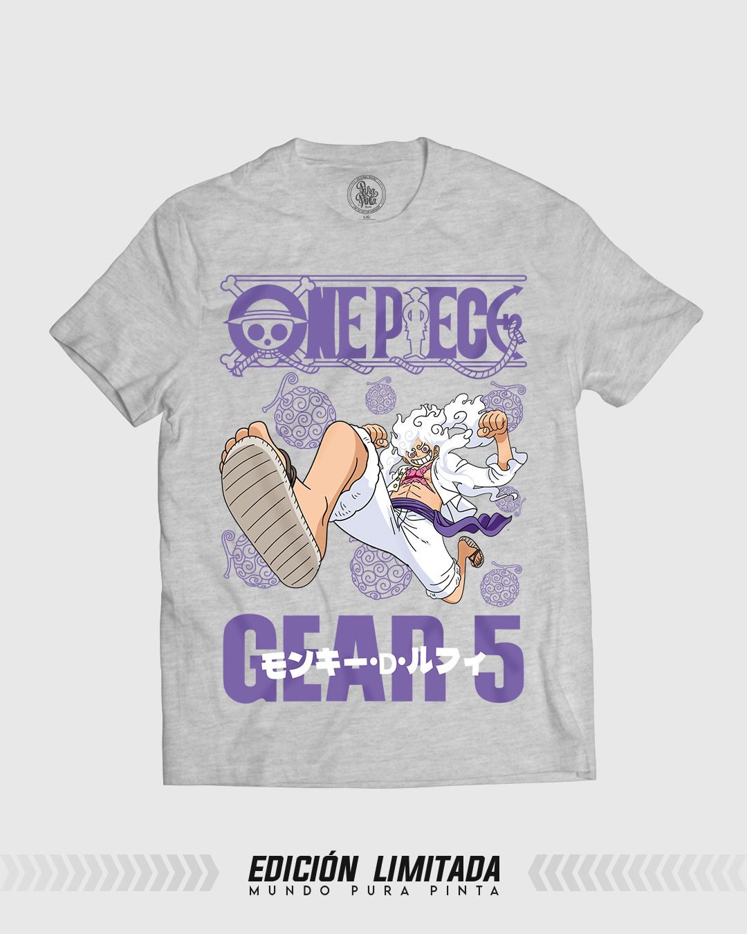 camiseta luffy gear 5